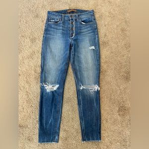 High waisted Joe’s Jeans.